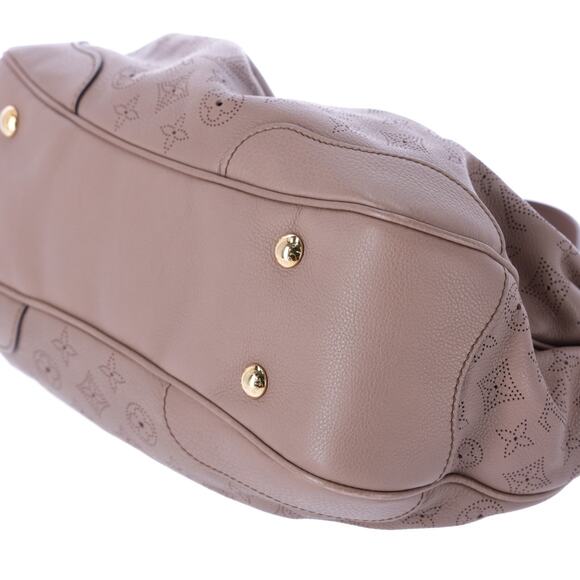 Louis Vuitton Monogram Mahina Solar PM Shoulder Bag M93445 Poudre Taupe Leather - Picture 9 of 12